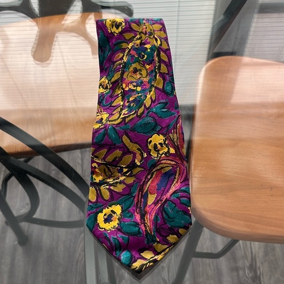 Brioni Silk Floral Tie - Picture 1 of 4